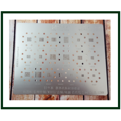 Трафарет BGA AMAOE HI:2 для Hi1101, Hi1102, Hi1103, Hi6361, Hi6401, Hi6353, Hi6363, Hi6362, Hi6402, Hi6403, оригинал