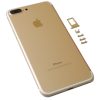 Задняя крышка для iPhone 7 Plus, золотая Задняя крышка для iPhone 7 Plus, золотая
