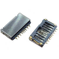 Разъем MicroSD Fly IQ4491 quad, original (PN:14020080) Разъем MicroSD Fly IQ4491 quad, original (PN:14020080)