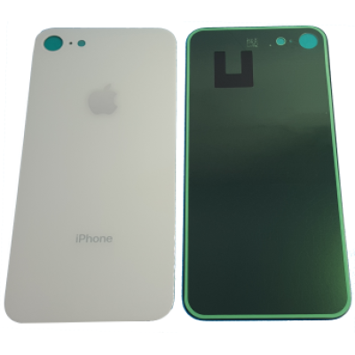 Стекло задней крышки для Apple iPhone 8, белое Orig