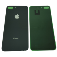 Стекло задней крышки для Apple iPhone 8 Plus, черное Orig Стекло задней крышки для Apple iPhone 8 Plus, черное Orig