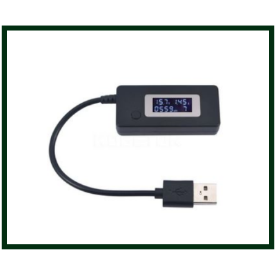 Тестер USB напряжения (USB Charger Doctor) KCX-017, черный