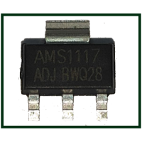 Микросхема AMS1117 ADJ, 1.2v-12v, 0.8A, SOT-223