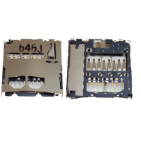 Разъем MicroSD Samsung B5330, B5510, B7722, C3510, C3530, C3560, C6712, E2152, E2252, E2530, E2550, E3210, P6200, P1010, original (PN:3709-001575)