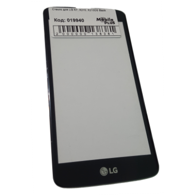 Стекло для переклейки дисплея LG K7, K330, LS670, LS675 Black