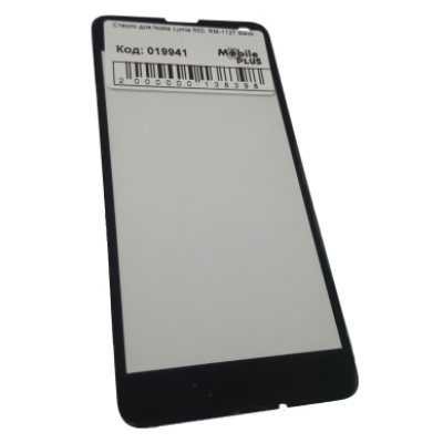 Стекло для переклейки дисплея Nokia Lumia 550, RM-1127, черное