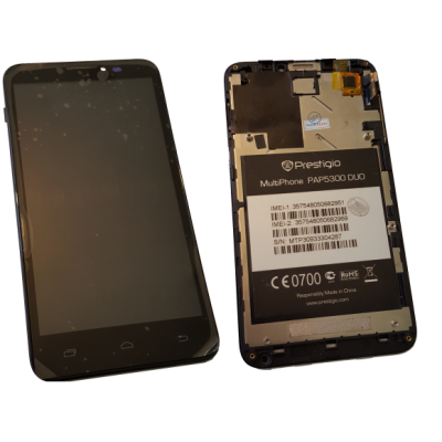Дисплей (LCD) для Prestigio 5300 с сенсорным экраном, черный