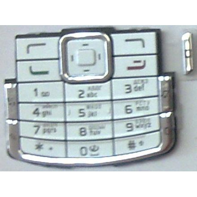 Клавиатура Nokia N72 white orig
