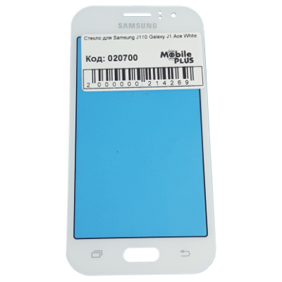Стекло для переклейки дисплея Samsung J110 Galaxy J1 Ace, белое