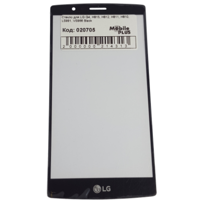 Стекло для переклейки дисплея LG G4, H815, H812, H811, H810, LS991, VS986 Black