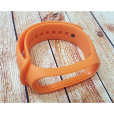 Ремешок для фитнес-браслета Xiaomi Mi Band 3, Mi Band 4, оранжевый