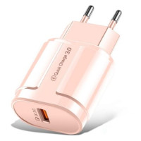 Сетевое зарядное устройство Chipik QC3.0, pink Сетевое зарядное устройство Chipik QC3.0, pink