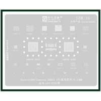 Трафарет BGA AMAOE SAM:16 для Samsung SM5714, 58083-11, 77098B, QFM3576, 8267-11, оригинал Трафарет BGA AMAOE SAM:16 для Samsung SM5714, 58083-11, 77098B, QFM3576, 8267-11, оригинал