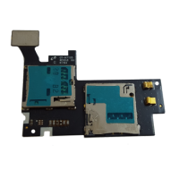 Разъем SIM-карты Samsung n7105 на шлейфе с разъемом MicroSD Разъем SIM-карты Samsung n7105 на шлейфе с разъемом MicroSD