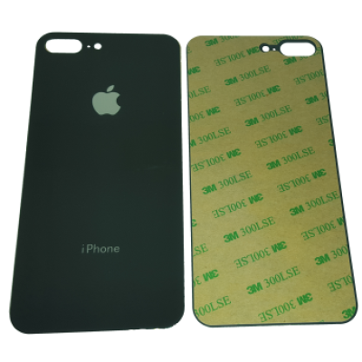 Стекло задней крышки для Apple iPhone 8 Plus, черное