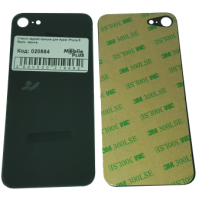 Стекло задней крышки для Apple iPhone 8, черное Стекло задней крышки для Apple iPhone 8, черное