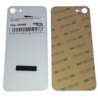 Стекло задней крышки для Apple iPhone 8, белое Стекло задней крышки для Apple iPhone 8, белое