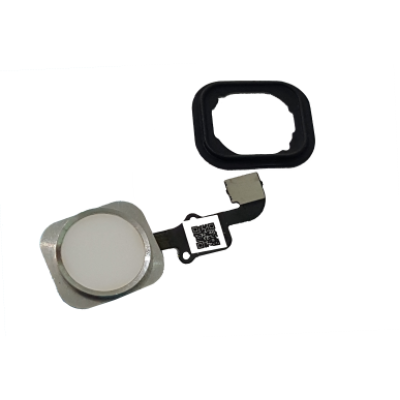 Кнопка Home iPhone 6, 6 Plus с механизмом, белая