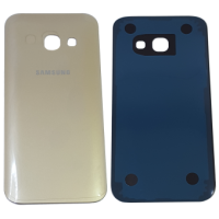 Батарейная крышка для Samsung A320H Galaxy A3 2017, золотая Батарейная крышка для Samsung A320H Galaxy A3 2017, золотая