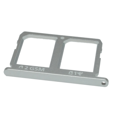 Держатель Sim-карты (holder) Samsung G920FD Galaxy S6 Duos Silver