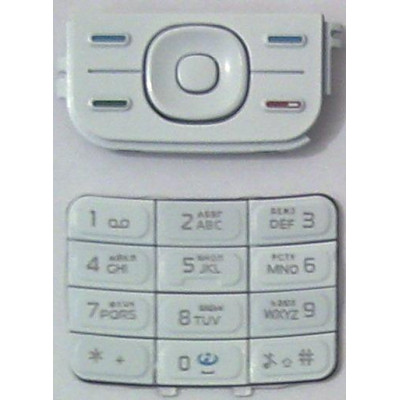 Клавиатура Nokia 5200/5300 white