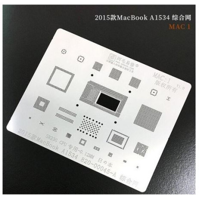 Трафарет BGA AMAOE для Apple MacBook A5134, MAC:1, оригинал