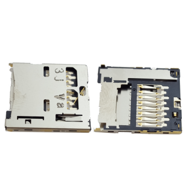 Разъем MicroSD Samsung i8160, S7562, S6810, SM-C101, original (PN:3709-001734)