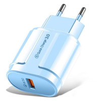 Сетевое зарядное устройство Chipik QC3.0, blue Сетевое зарядное устройство Chipik QC3.0, blue
