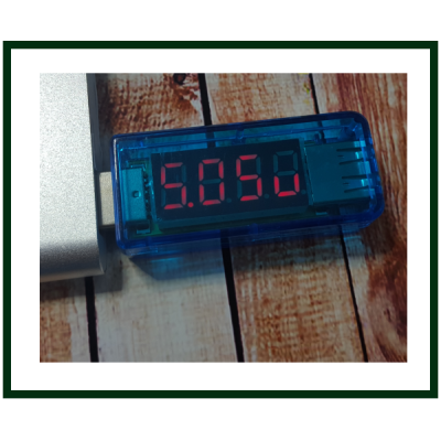 Тестер USB напряжения (USB Charger Doctor) синий, прямой Тестер USB напряжения (USB Charger Doctor) синий, прямой