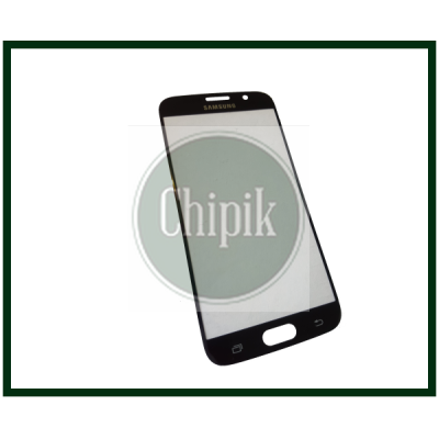 Стекло для переклейки дисплея Samsung G920, Galaxy S6, Синее