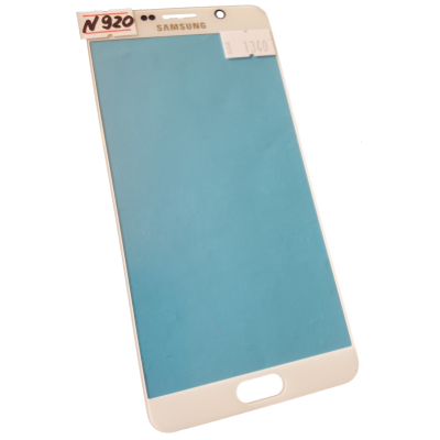 Стекло для переклейки дисплея Samsung N920, Galaxy Note 5, белое