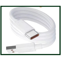 Дата кабель type-c, usb-c, 1m, 6А, белый Дата кабель type-c, usb-c, 1m, 6А, белый