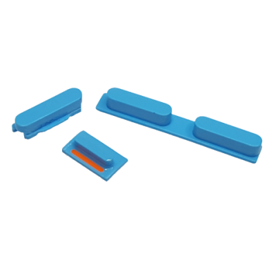 Комплект кнопок iPhone 5C blue