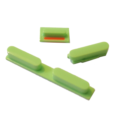 Комплект кнопок iPhone 5C green
