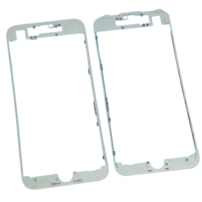 Подложка, пластиковая рамка для переклейки стекла для Apple iPhone 7, белая