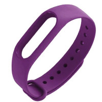 Ремешок для фитнес-браслета Xiaomi Mi Band 3, Mi Band 4, фиолетовый Ремешок для фитнес-браслета Xiaomi Mi Band 3, Mi Band 4, фиолетовый