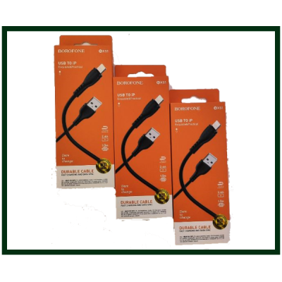 Дата кабель lightning Borofone BX51 2.4A, черный