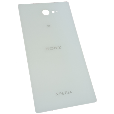Батарейная крышка для Sony D2302, D2303, D2305, D2306, Xperia M2 без NFC White Батарейная крышка для Sony D2302, D2303, D2305, D2306, Xperia M2 без NFC White