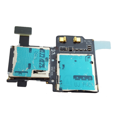 Разъем SIM-карты Samsung i9505 на шлейфе с разъемом MicroSD