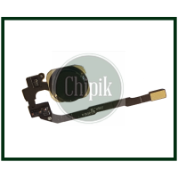 Шлейф кнопки Home iPhone 5S с кнопкой, черный
