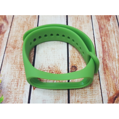 Ремешок для фитнес-браслета Xiaomi Mi Band 3, Mi Band 4, зеленый Ремешок для фитнес-браслета Xiaomi Mi Band 3, Mi Band 4, зеленый