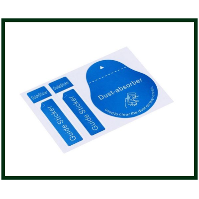 Стикер для удаления пыли при поклейке защитного стекла, DUST ABSORBER BLUE Стикер для удаления пыли при поклейке защитного стекла, DUST ABSORBER BLUE