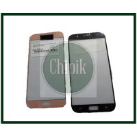Стекло для переклейки дисплея Samsung A720, Galaxy A7 2017 Розовое