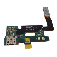Разъем заряда на плате для Samsung N7100 Note 2, с микрофоном, micro-USB Разъем заряда на плате для Samsung N7100 Note 2, с микрофоном, micro-USB