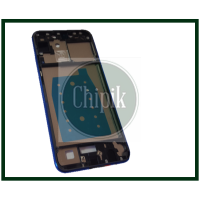 Рамка дисплея для Huawei P Smart Plus, с боковыми кнопками, синяя