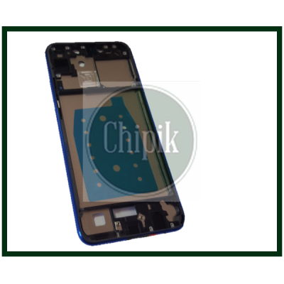 Рамка дисплея для Huawei P Smart Plus, с боковыми кнопками, синяя