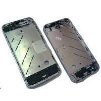 Средняя часть корпуса iPhone 4 Silver (Middle part) пустая