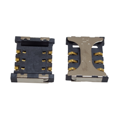 Разъем SIM-карты Samsung S7272, original (PN:3709-001698)