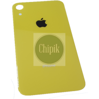 Стекло задней крышки для Apple iPhone XR, 10R, желтое
