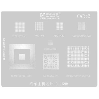 Трафарет BGA AMAOE CAR:2
